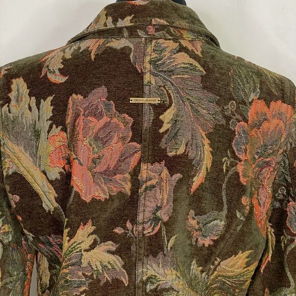 DKNY Jeans Tapestry Autumnal Blazer - Women’s M - Picture 6 of 8